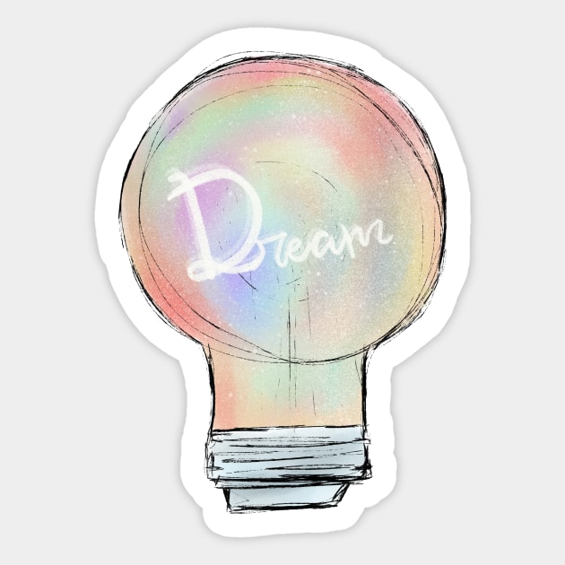 Colorful lamp - dream Sticker by Uwaki